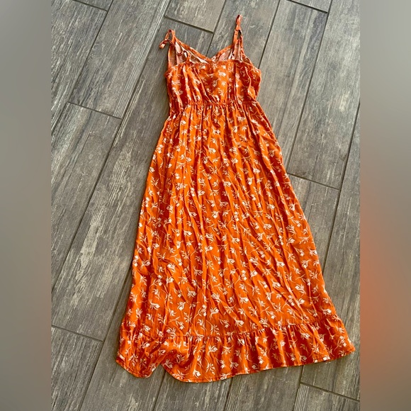 Never worn adorable orange summer dress! - Picture 2 of 3